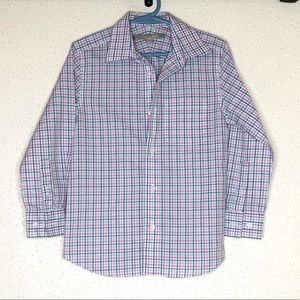 Nordstrom Boys Plaid Button Down Dress Shirt